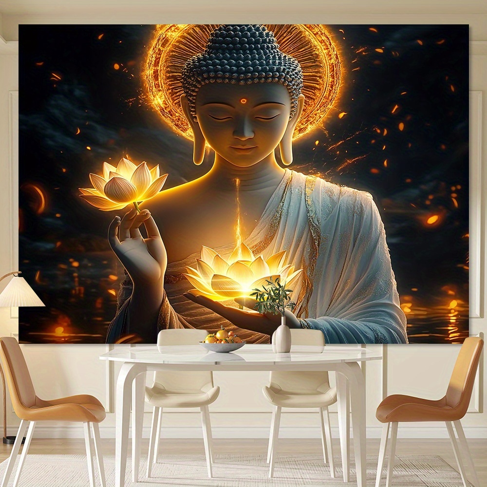 Interior Design Zen - Картина на стену «Будда с цветком