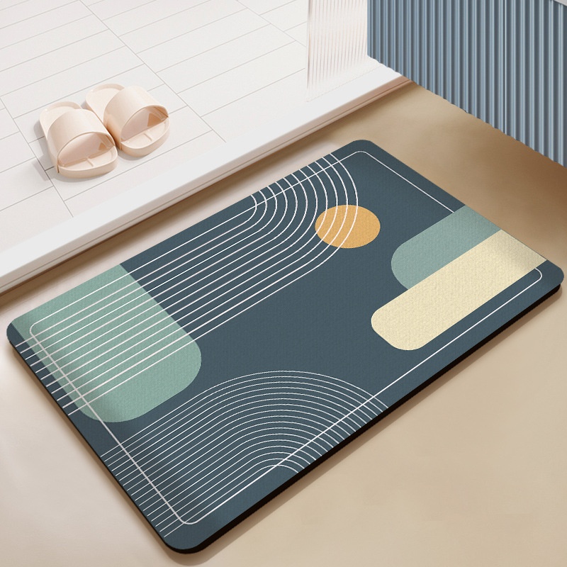 Printed Rug Abstract - Современный абстрактный геометрический коврик для пола