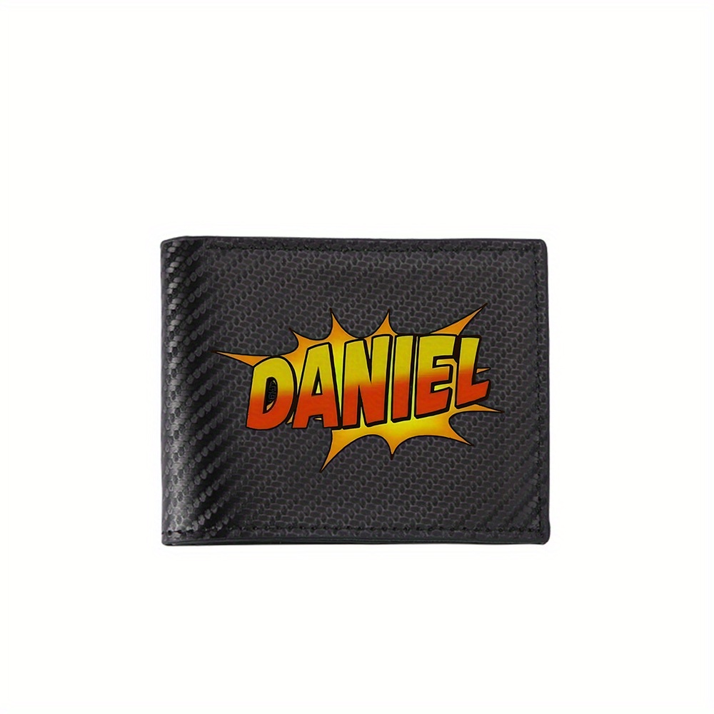 Interior Design Name Card - Текст в стиле комиксов, имя Daniel