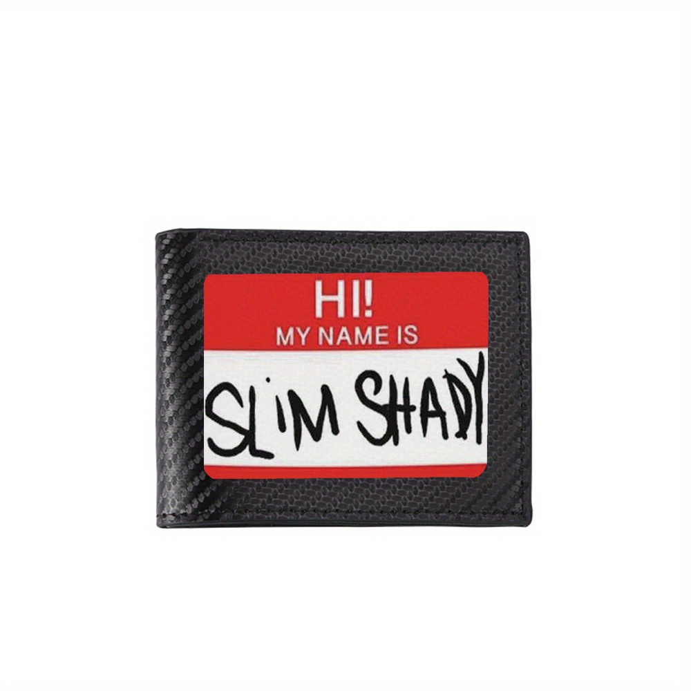 Interior Design Name Card - Красная бирка Hi name Slim Shady