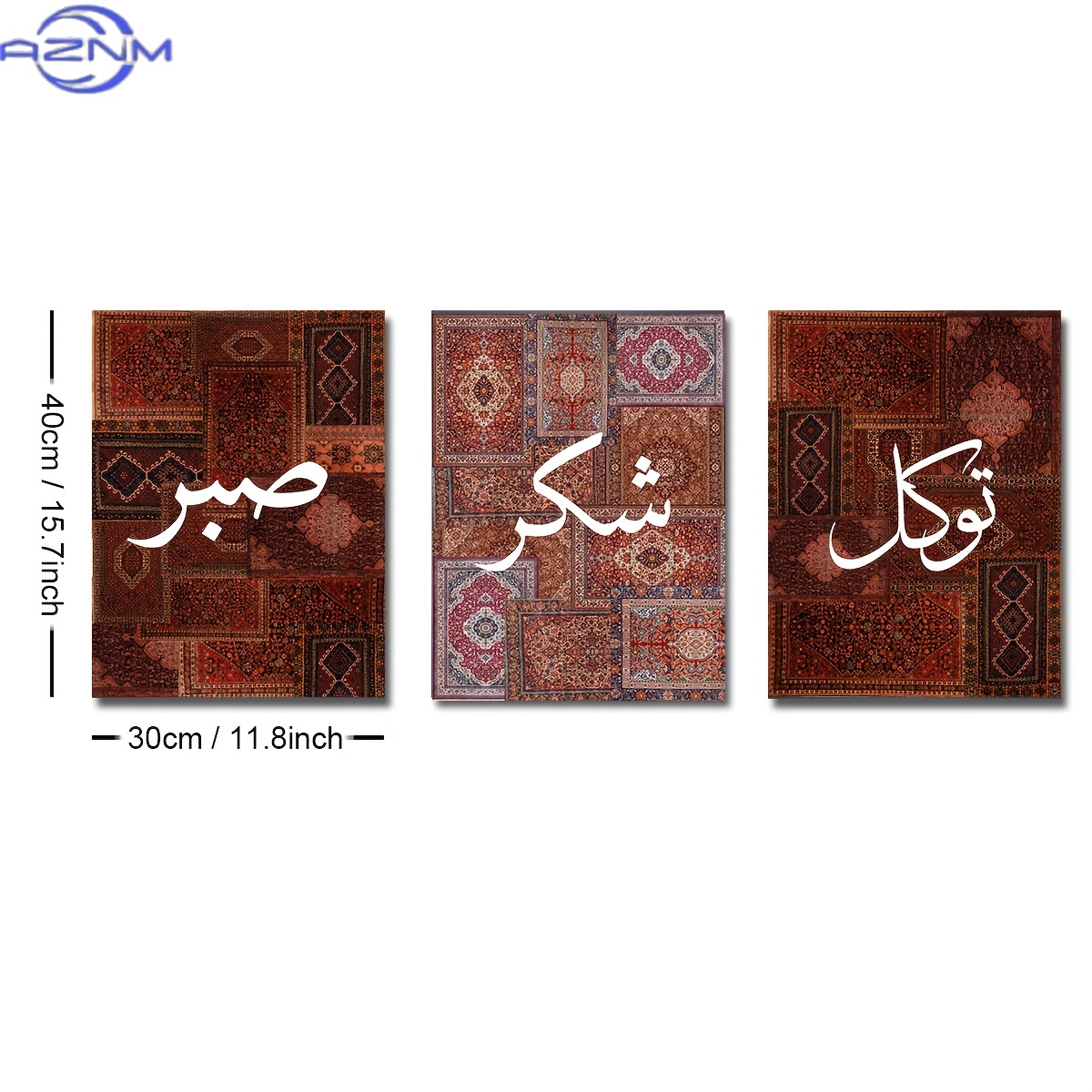 Набор из 3 плоских 2D-постеров – обзор и цена Printed Rug Abstract