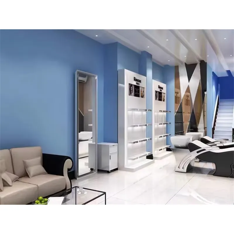Стеллажи для демонстрации косм – обзор и цена Interior Design Nail Salon