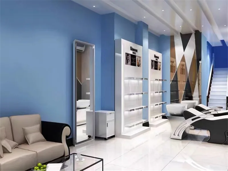 Стеллажи для демонстрации косм – обзор и цена Interior Design Nail Salon
