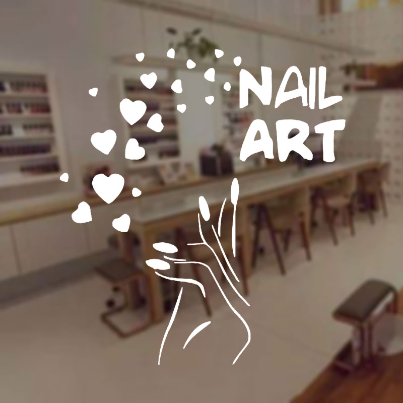 Наклейки на окна для дизайна н – обзор и цена Interior Design Nail Salon