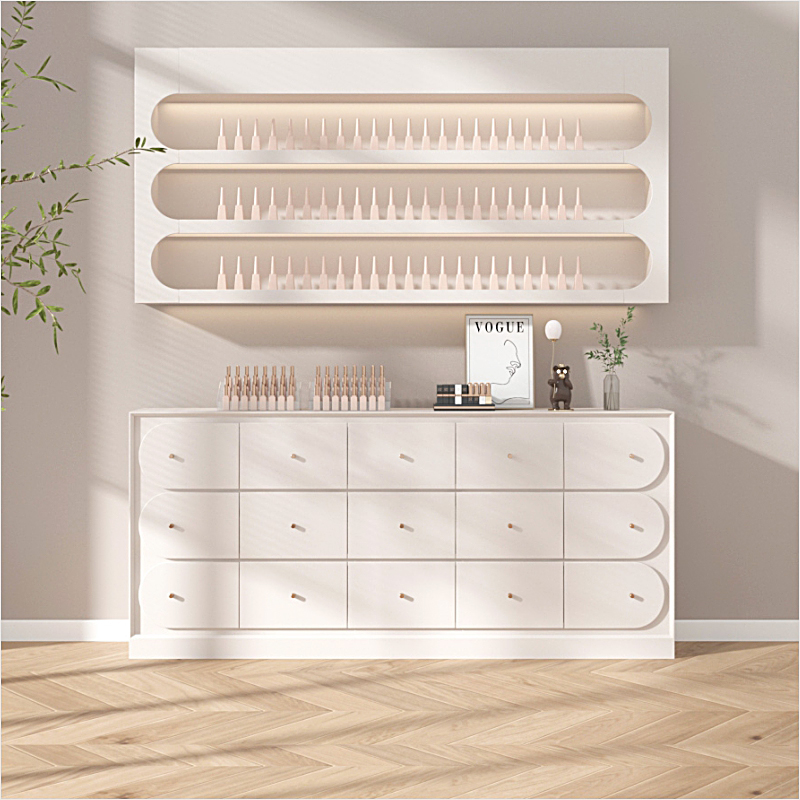 Многоуровневая витрина для ман – обзор и цена Interior Design Nail Salon