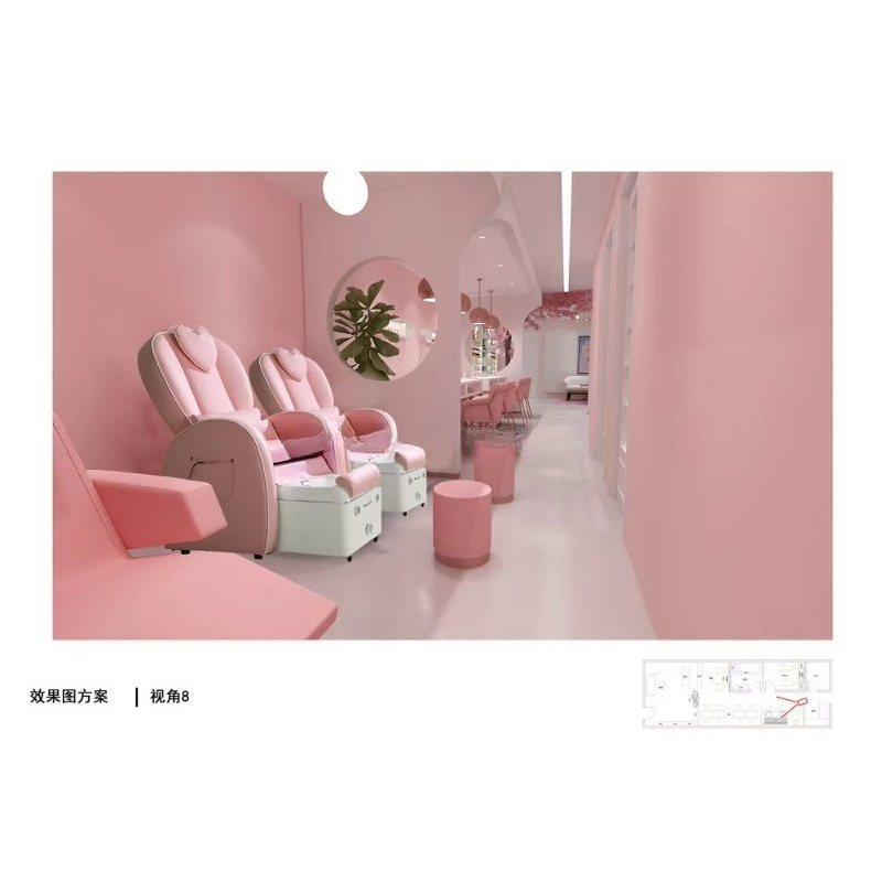 Изготовленная на заказ совреме – обзор и цена Interior Design Nail Salon
