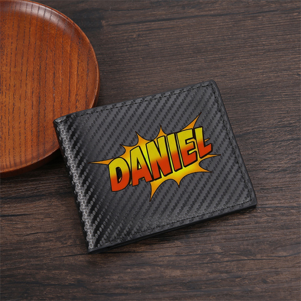 Текст в стиле комиксов, имя Da – обзор и цена Interior Design Name Card