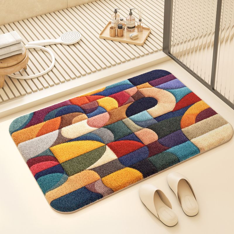 Коврик для ванной VIKAMA: Совр – обзор и цена Printed Rug Abstract