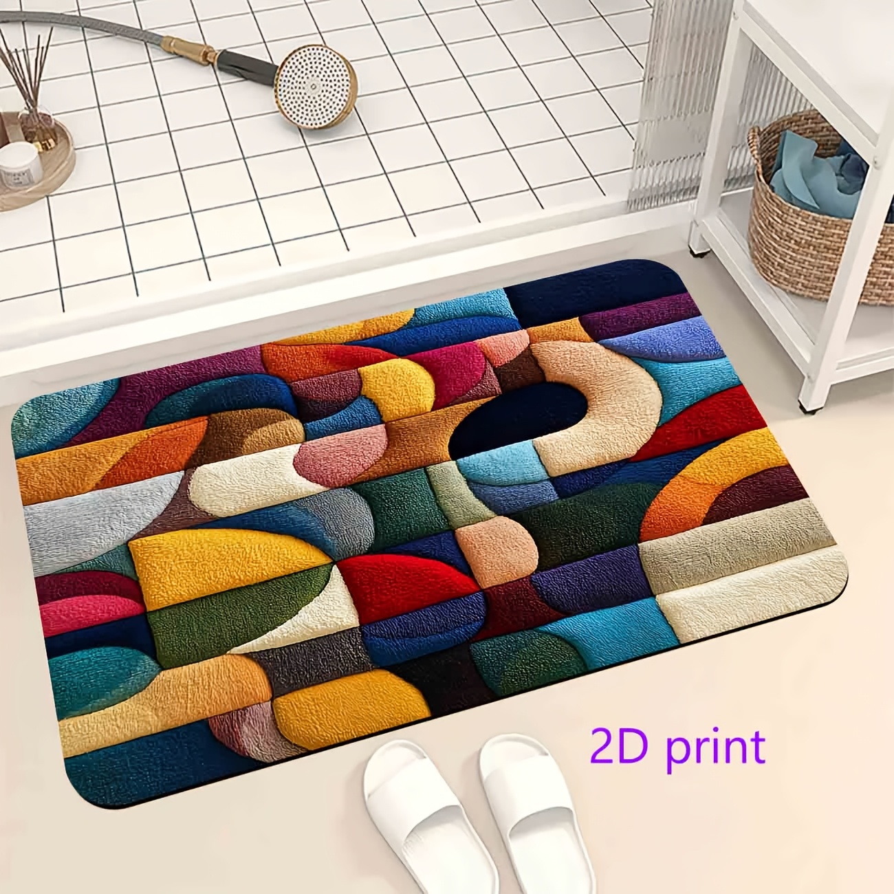 Коврик для прихожей VIKAMA 3D  – обзор и цена Printed Rug Abstract