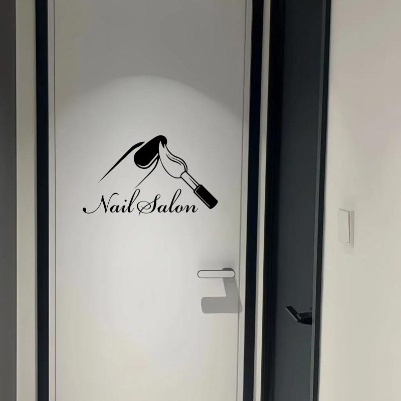 Наклейка на стену для маникюрн – обзор и цена Interior Design Nail Salon