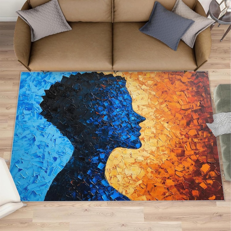 Ковер с абстрактным лесным при – обзор и цена Printed Rug Abstract