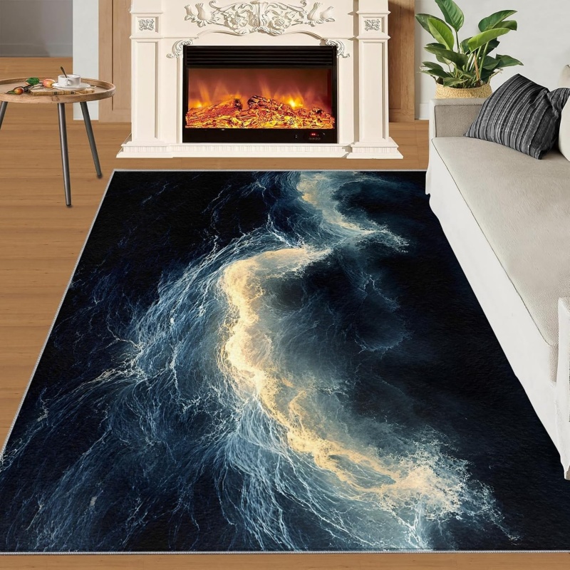 Ковер с абстрактным лесным при – обзор и цена Printed Rug Abstract
