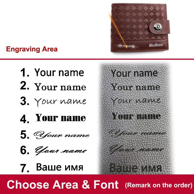 Новые короткие мужские кошельк – обзор и цена Interior Design Name Card