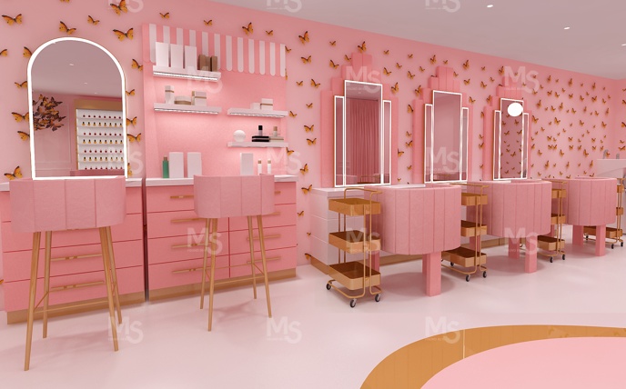 MS-DISPLAY Прочная мебель для  – обзор и цена Interior Design Nail Salon