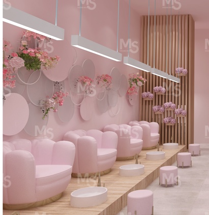 MS-DISPLAY Прочная мебель для  – обзор и цена Interior Design Nail Salon